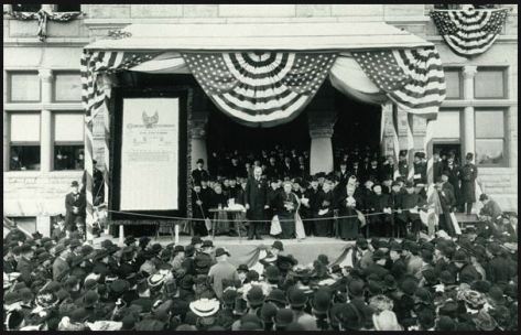 Charter Ceremony for Notre Dame Council #1477 in 1910