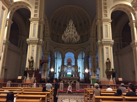 View of the Altar Inside the Tianjin Cathedral